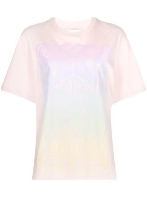 Stella McCartney graphic-print cotton T-shirt Pink 511240SPW25