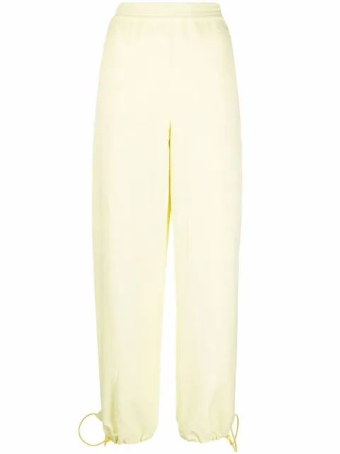 Stella McCartney drawstring cuff track pants Yellow 604458SIA03