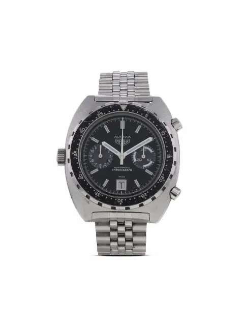 TAG Heuer Pre-Owned 1980 pre-owned Autavia 41.5mm Black 358543