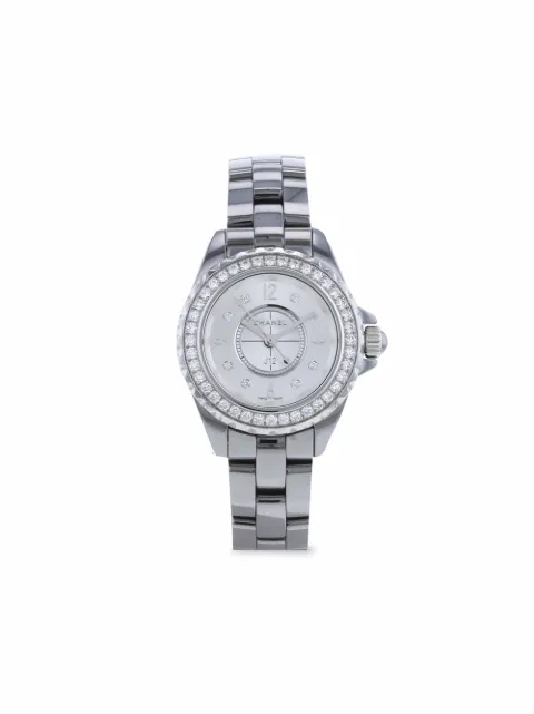 CHANEL Pre-Owned 2000 pre-owned J12 ceramic 29mm Silver 377617