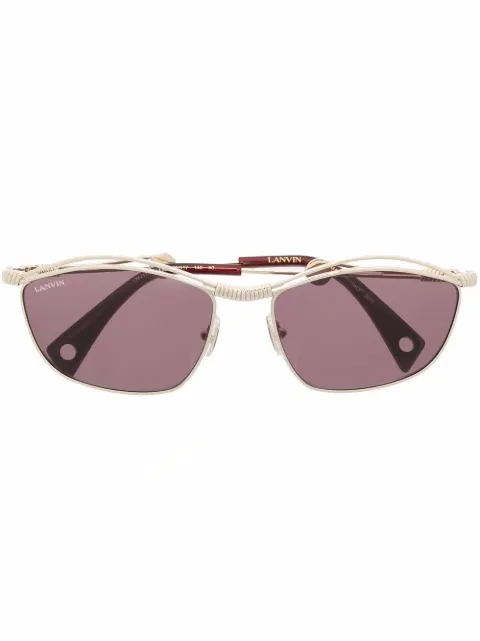 Lanvin square tinted sunglasses Gold LNV111S