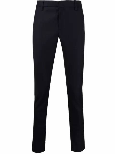 DONDUP straight-leg virgin wool trousers Blue UP235WS0105XXX