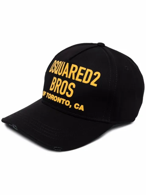 DSQUARED2 logo-embroidered baseball cap Black BCM051705C00001