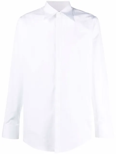 DSQUARED2 pointed-collar cotton shirt White S74DM0606S35244