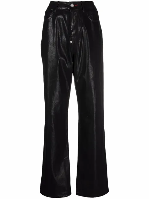 Philipp Plein Iconic Plein loose-denim jeans Black AAACWDT1783PDE004N