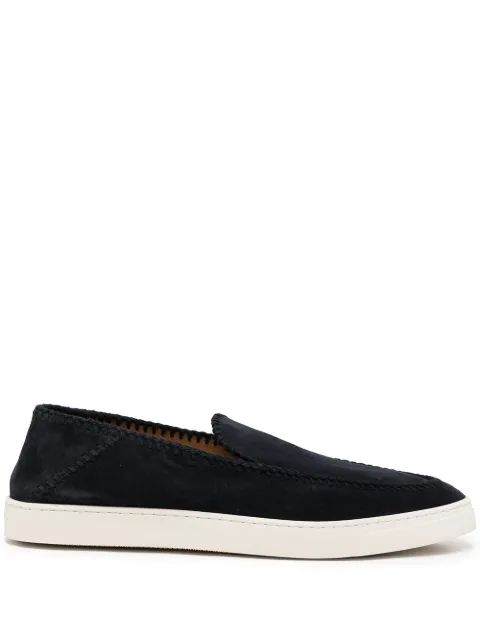 Giorgio Armani slip-on suede sneakers Blue X2X141XM968