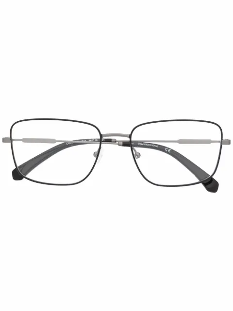 Calvin Klein Jeans wire-frame square glasses Black CKJ20104