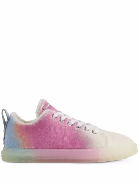 Giuseppe Zanotti Blabber lace-up high-top sneakers Pink RU10060001