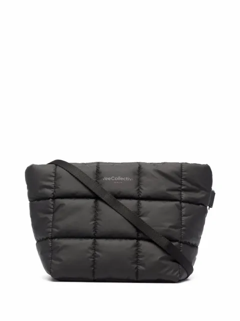 VeeCollective mini Porter quilted shoulder bag Black 117200339