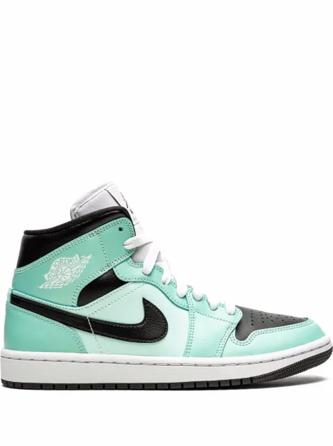 Jordan Air Jordan 1 Mid "Aqua Black" sneakers Green BQ6472
