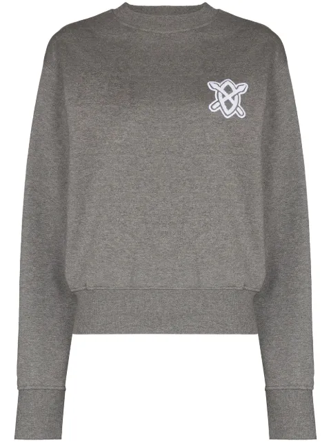 Daily Paper Hovvie logo-embroidered sweatshirt Grey 2123035