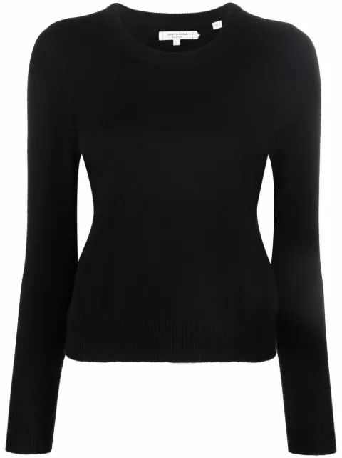 Chinti & Parker ribbed-knit cashmere sweater Black KW81