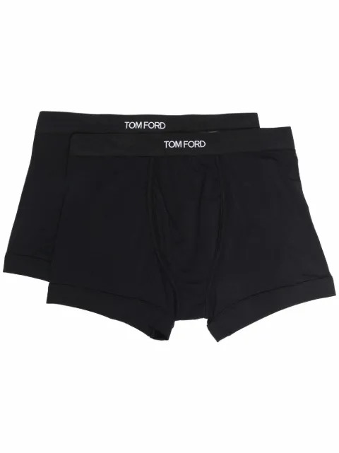 TOM FORD logo-waistband boxer briefs (set of 2) Black T4XC31410