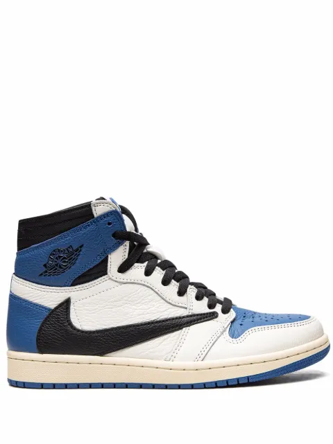 Jordan x Travis Scott Air Jordan 1 High SP "Fragment" sneakers White DH3227