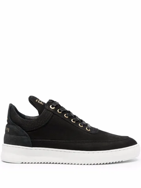 Filling Pieces logo low-top sneakers Black 25127261861