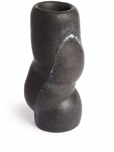 Bloc Studios Fatrolls marble vase Black SFRB
