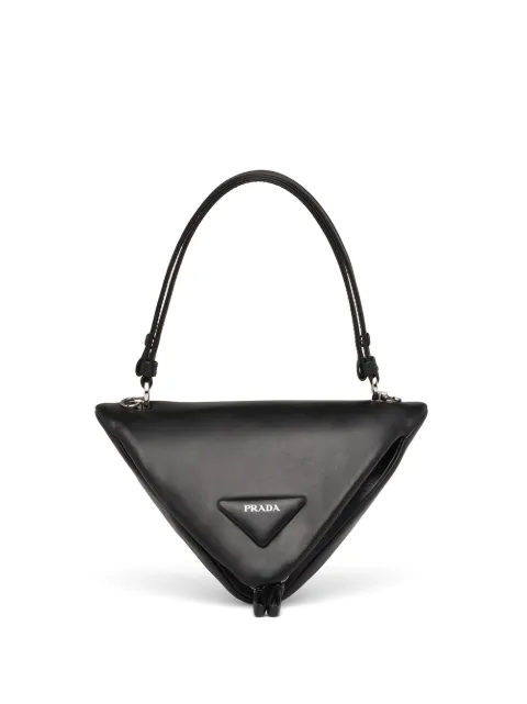 Prada padded nappa leather top-handle bag Black 1BA315VOOO2DX8
