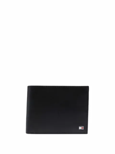 Tommy Hilfiger logo-plaque wallet Black AM0AM00652