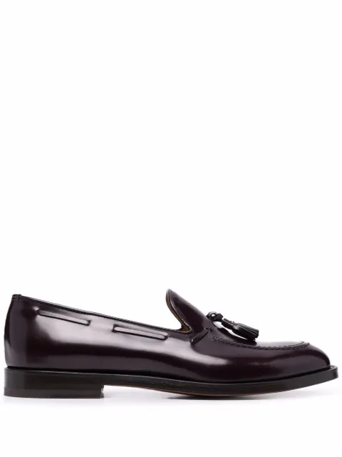 Scarosso William leather loafers Purple WILLIAMLOAFBURCALF
