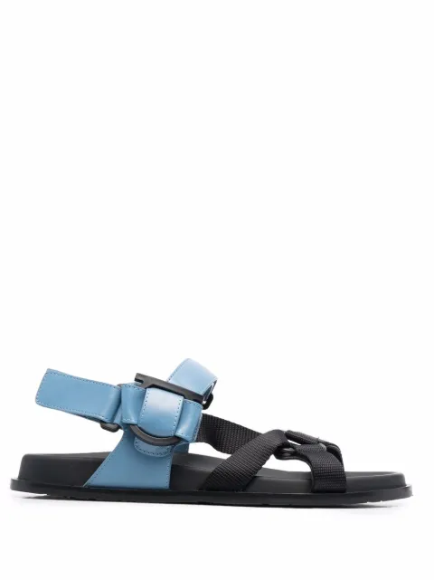Ferragamo strappy leather sandals Blue 745455