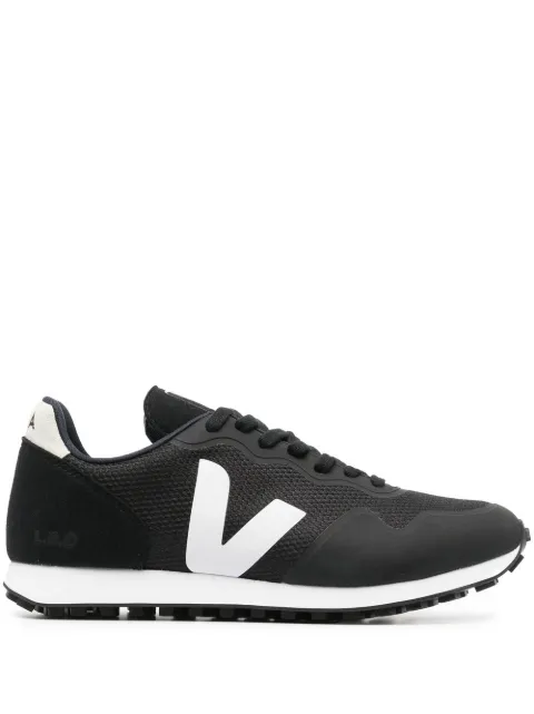 VEJA panelled low-top lace-up sneakers Black RT0102698
