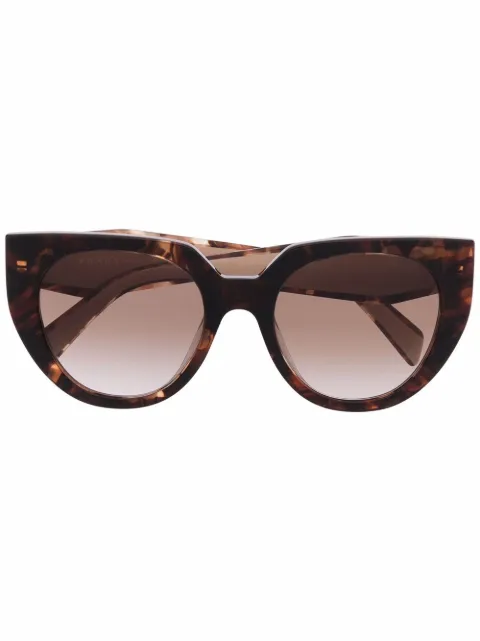 Prada Eyewear cat-eye frame sunglasses Brown PR14WS