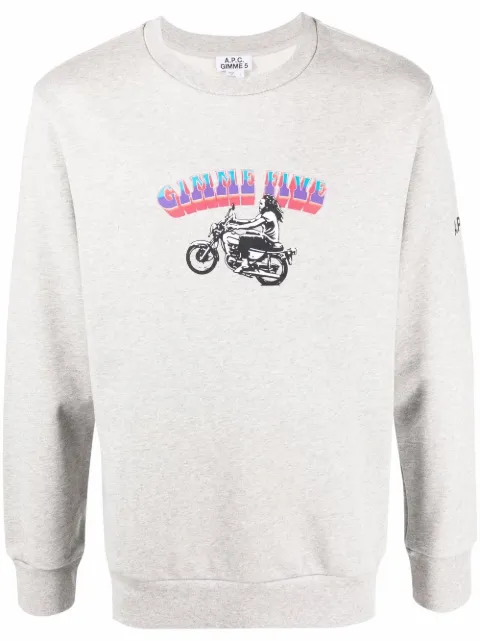 A.P.C. Gimme Five sweatshirt Grey COEBHM27667