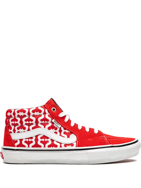 Vans x Supreme Skate Grosso Mid "Monogram S - Red" sneakers Red VN0A5KS15XS