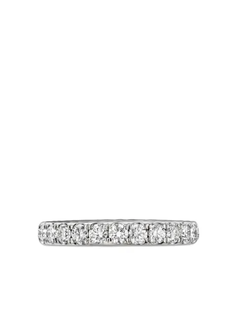 David Yurman platinum DY Eden diamond band ring (2.8mm) Silver WR3081PLADI