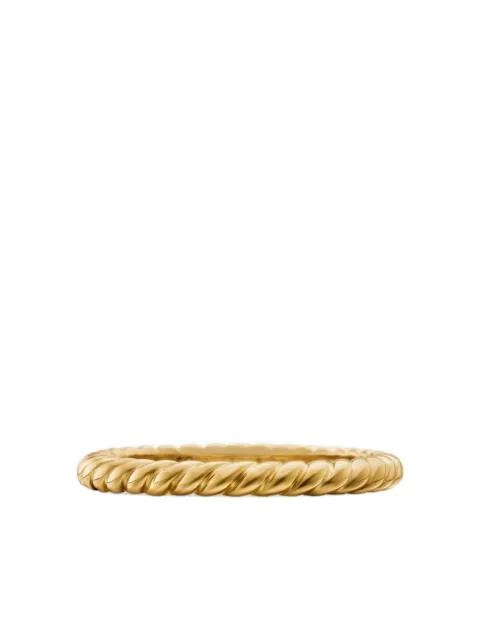 David Yurman 18K yellow gold Cable ring Gold WR204588