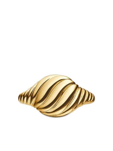 David Yurman 18K yellow gold mini Cable ring Gold R1253488
