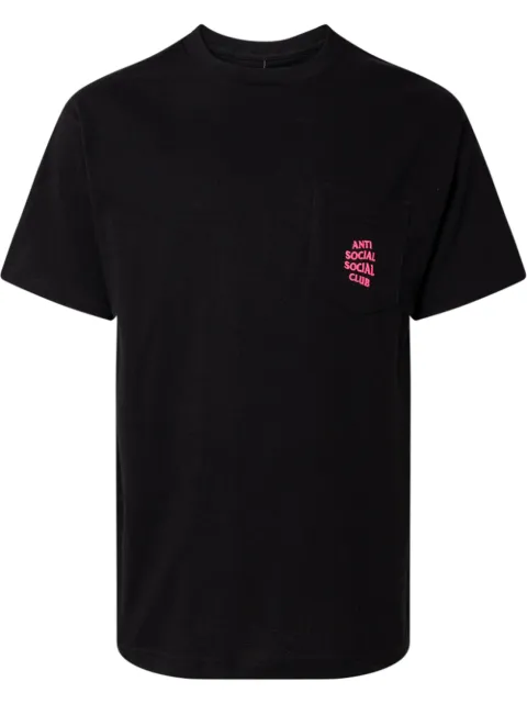 Anti Social Social Club Cross My Heart Pocket T-shirt Black AS0187