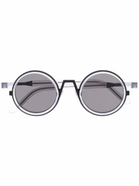 VAVA Eyewear round frame sunglasses White WL0046