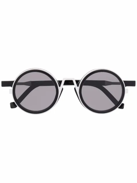 VAVA Eyewear round frame sunglasses Black WL0046