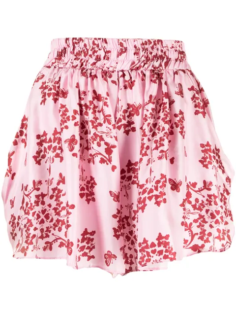 Macgraw Story pleated shorts Pink P012P