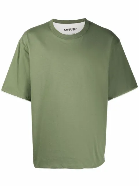 AMBUSH reversible crew-neck short-sleeve T-shirt Green BMAA003F21JER0015610