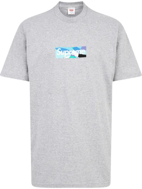 Supreme x Emilio Pucci Box Logo T-shirt Grey SU10599
