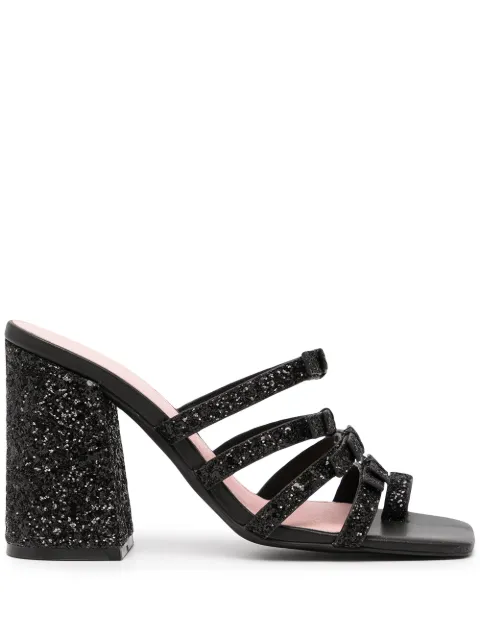 Macgraw Dorothy glitter-detail sandals Black P036B
