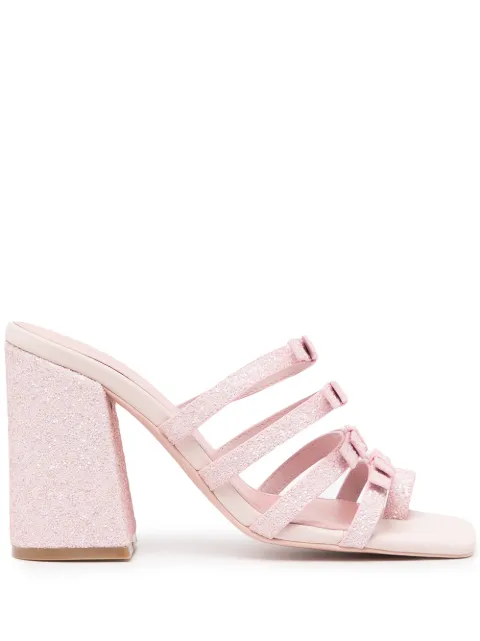Macgraw Dorothy glitter-detail sandals Pink P036P