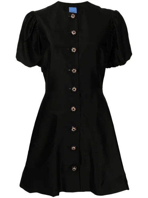 Macgraw Sorbet silk mini dress Black P024