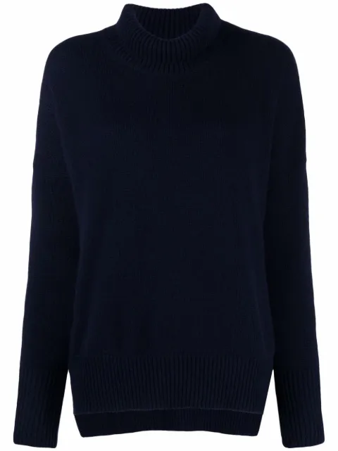 Lisa Yang Heidi cashmere high-neck sweater Blue 202113NA01