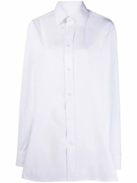 Maison Margiela long-sleeve cotton shirt White S51DL0375S52245