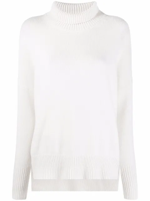 Lisa Yang roll-neck cashmere jumper Neutrals 202113