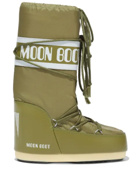 Moon Boot Icon logo-print snow boots Green 14004400