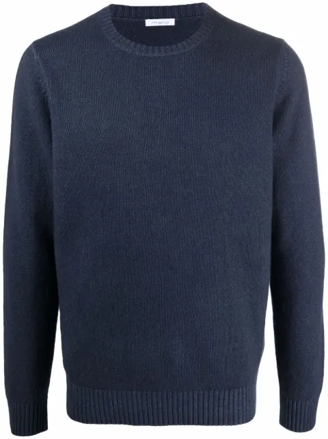 Malo crew-neck cashmere jumper Blue UXA168F1B81
