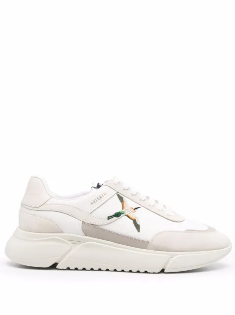 Axel Arigato suede-panelled low-top sneakers White 35076