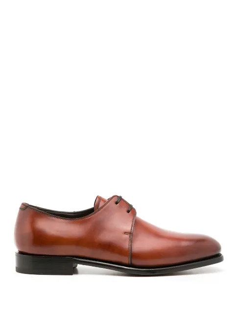 Ferragamo leather derby shoes Brown 745947