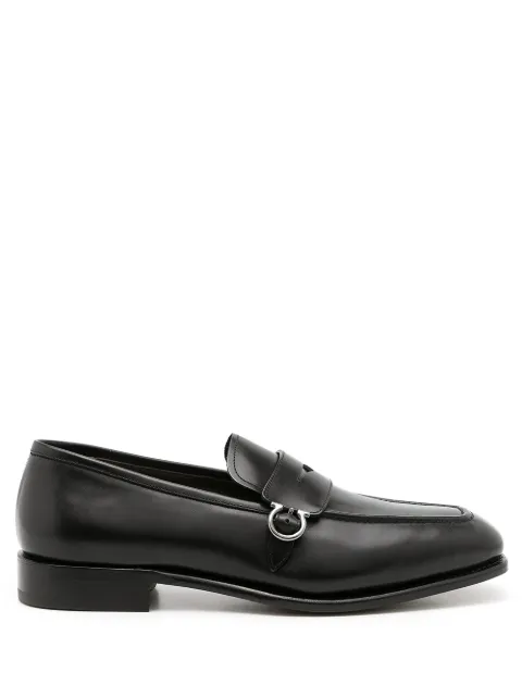 Ferragamo leather penny loafers Black 745269