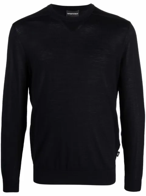 Emporio Armani crew-neck jumper Blue 8N1MUV1MJWZ