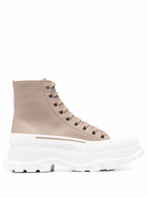 Alexander McQueen Tread Slick high-top sneakers Neutrals 633900WHZ62
